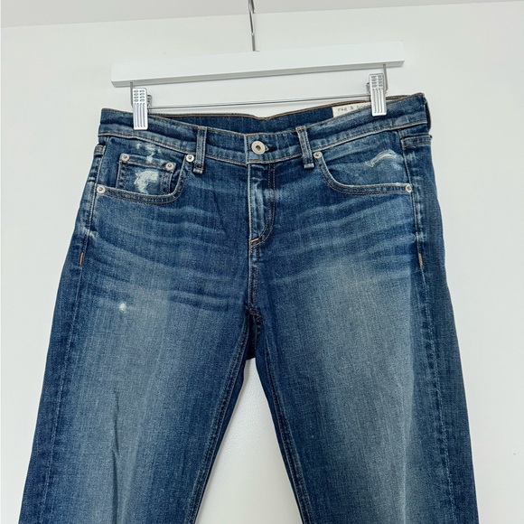 Rag & Bone Distressed Ankle Jeans - Picture 2 of 5